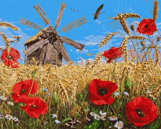 Malowanie po numerach - Nowa uprawa 40x50cm