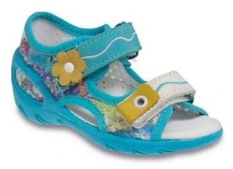 065P094 20 - SUNNY dívčí sandálky Befado tyrkys 065P094_22