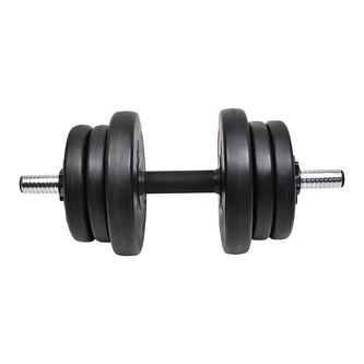 Činka nakládací LIFEFIT® jednoruční 10,5 kg, vinyl-cement, 30mm tyč/6x kotouč