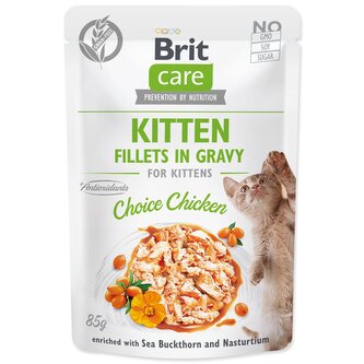 BCC Kitten. Fillets in Gravy Choice Chicken 85 g