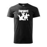 Tričko s potiskem Fortnite Team: černé S