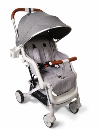 Cangaroo Dětský kočárek 2v1, Mira MINI - šedý, BMC22