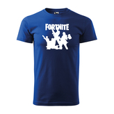 Tričko s potiskem Fortnite Team: modré 4XL