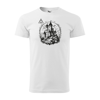 Tričko s potiskem Relikvie Škola: bílé 4XL