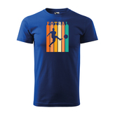 Tričko s potiskem Fotbalista Pastels: modré 2XL