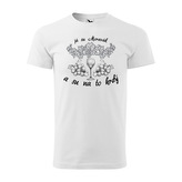 Tričko s potiskem Já su Moravák: bílé 3XL