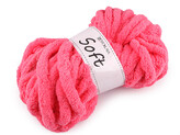 Pletací příze žinylková Soft 250 g - 1 ks - 15 pink