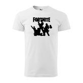 Tričko s potiskem Fortnite Team: bílé 5XL