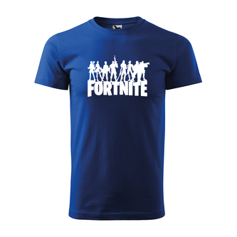Tričko s potiskem Fortnite Team 2: modré M