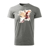 Tričko s potiskem Fotbalista 2: šedé 3XL