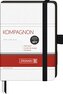 Poznámkový blok A6 Kompagnon s gumičkou, linkovaný