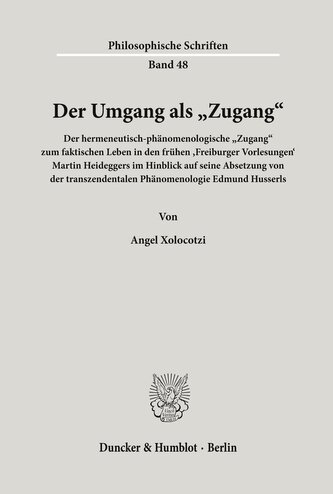 Der Umgang als "Zugang«.