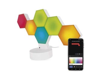 Smart stolní lampa EMOS ZIW426R Hexagon WiFi Tuya