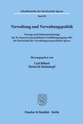 Verwaltung und Verwaltungspolitik.