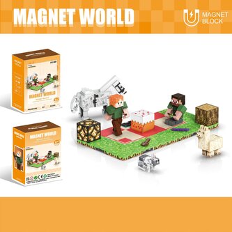 Stavebnice Magnet World Picnic party