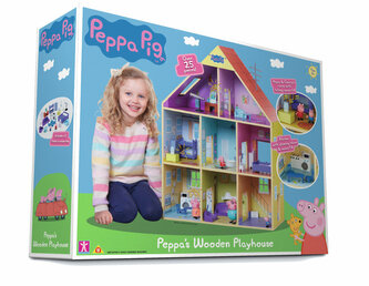 Peppa Drewniany domek Peppy 07004