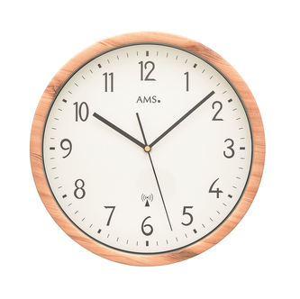 Designové nástěnné hodiny 5576 AMS řízené rádiovým signálem 30cm