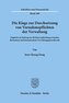 Die Klage zur Durchsetzung von Vornahmepflichten der Verwaltung.