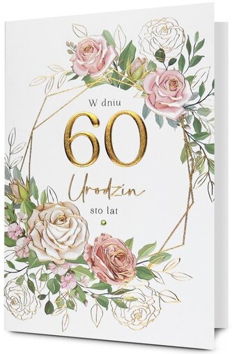 Karnet Urodziny 60