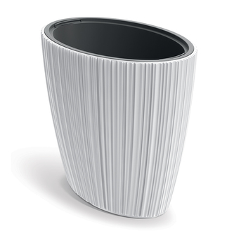 Květináč ORO 59,5 cm - barva: bílá