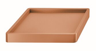 Pojízdná podložka MOBILE SAUCER SQUARE 29,2 cm - barva: terakota