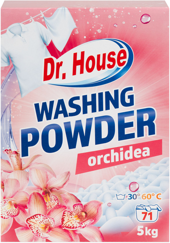 Dr. House prací prášek  BOX Orchidea 5 kg