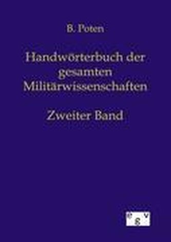 Handwörterbuch der gesamten Militärwissenschaften