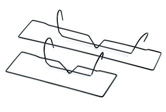 Kovový držák na truhlíky RESPANA HANGER 36,5 cm - barva: černá