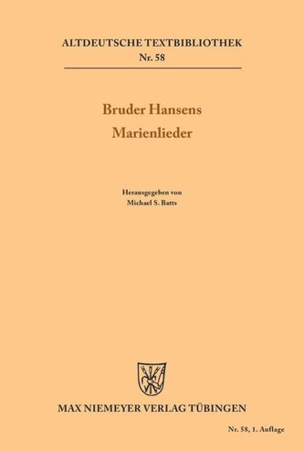 Bruder Hansens Marienlieder