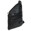 Kožený zipový crossbag Arwel 1574 - černý