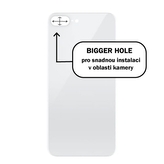 Kryt baterie iPhone 8 PLUS white / silver - Bigger Hole