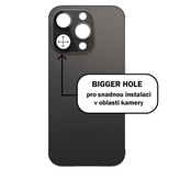 Kryt baterie iPhone 14  PRO black - Bigger Hole