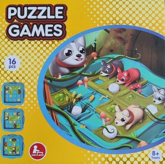 Puzzle logická hra pejsci