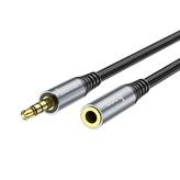 Kabel AUX HOCO (UPA20) Jack 3,5mm samec do samice, 2m černý