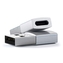 Adaptér USB C (female) na USB A, barva stříbrná