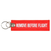 Přívěsek na klíče Fostex Remove before flight 2 - červený