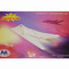 3D dřevěné puzzle Woodcraft Stíhačka F117 - hnědé