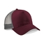 Kšiltovka Beechfield Snapback Trucker - burgundy-šedá