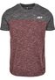 Triko Southpole Color Block Tech - červené-šedé, L
