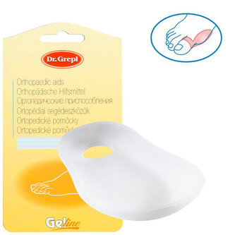 Chránič valgus Dr. Grepl Gel-line 1 ks - průhledný
