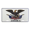 Cedule plechová Licence Eagle America - barevná