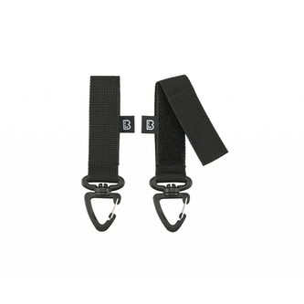 Popruh s karabinou Brandit Belt and Molle 2 ks - černý