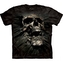 Tričko unisex The Mountain Breakthrough Skull Skulbone - černé, S