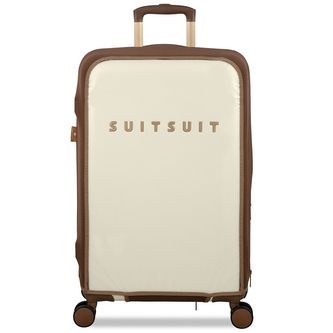 Obal na kufr Suitsuit Fab Seventies M 60x43x26 - hnědý