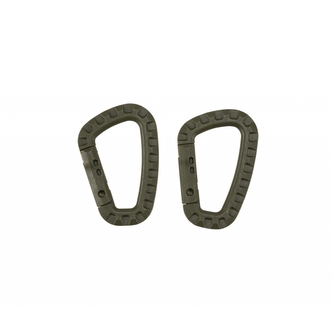 Karabiny taktické Brandit Carabiner 2 ks - olivové