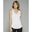 Tílko Bella Flowy V-neck Tank - bílé, XL