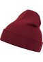 Čepice zimní MSTRDS Beanie Basic Flap - tmavě červená