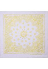 Šátek Bandana XL Urban Classics - bílý-žlutý