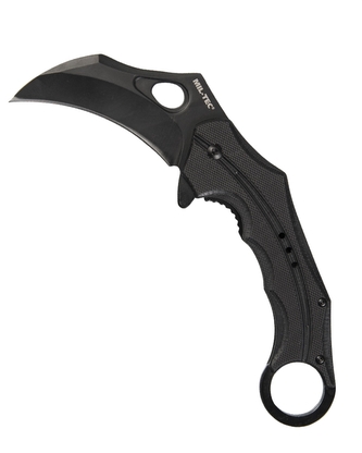 Nůž zavírací Mil-Tec G10 Karambit - černý