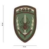 Gumová nášivka 101 Inc znak CGDP - multicam